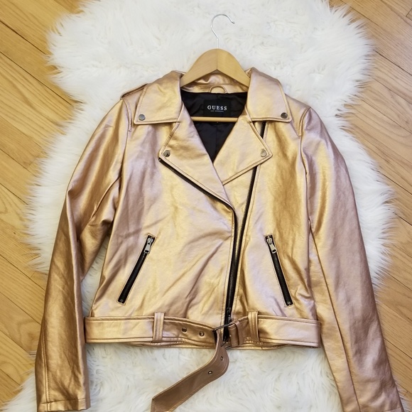 Fall Jacket, Faux Leather in Size Medium - Picture 1 of 7